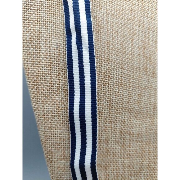 Vineyard Haven NWT Long Strand Knotted Faux Pearl Necklace Nautical Ribbon Tie - Picture 4 of 11